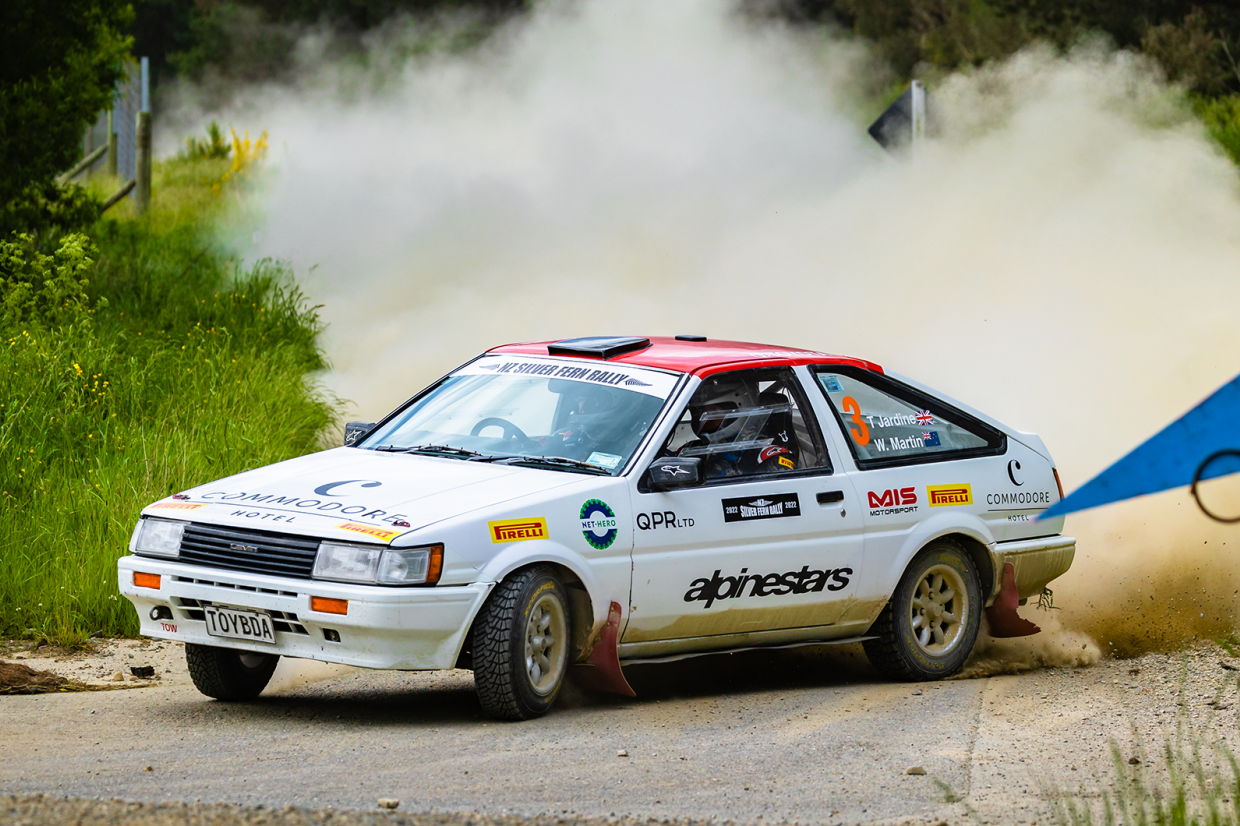 Taking on the Silver Fern Rally in a classic Toyota Classic & Sports Car